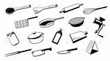Kitchen Utensils Tools Drawing Cooking Utensil Sketch Baking Clipart Silhouette Drawings Getdrawings Clip Supplies Drawn Clipartmag Paintingvalley sketch template