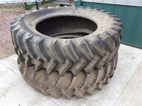 firestone super  traction  degree  rear tractor tires bigiron auctions