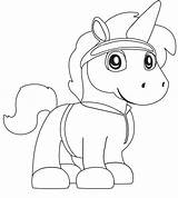 Horse Cartoon Coloring Pages Printable Kids sketch template
