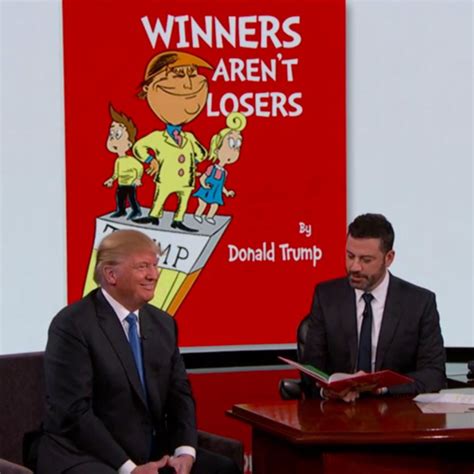 ebl jimmy kimmel reads donald trumps  childrens book winners arent losers