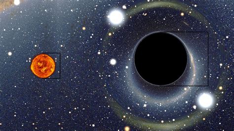places  largest black holes   universe
