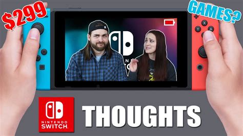 nintendo switch thoughts failure  launch  console  youtube