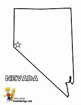 Nevada Map Coloring Outline State Pages Designlooter Flag Book Kids 16kb 1200px Yescoloring sketch template