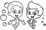 Bubble Guppies Coloring Pages Printable Nick Jr Drawing Book Color Clipart Guppy Books Letter Gum Sheets Kids Printables Machine Popular sketch template
