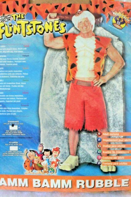 Cartoon Network The Flintstones Bamm Bamm Rubble Adult Men S Costume