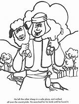 Sheep Mewarnai Gembala Peraga Minggu sketch template