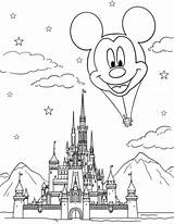 Castle Outline Drawing Disney Paintingvalley sketch template