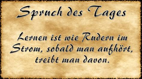 spruch des tages youtube