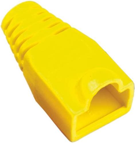 tuelle fuer rj stecker standard farbe gelb verkabelung shop
