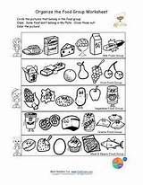 Nutrition Food Groups Visit Printable Education sketch template