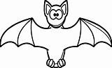 Bat Coloring Vampire Pages Cute Drawing Cartoon Easy Simple Fruit Bats Cricket Halloween Printable Sheets Getcolorings Color Clipartmag Print Draw sketch template