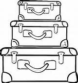 Suitcases Suitcase Koffer Maletas Colorare Valigie Maleta Supercoloring Disegno Ausmalbilder Ausmalbild Kleidung Schuhe Viaje Valigia Ausdrucken Counseling Malas Pintar Kostenlos sketch template
