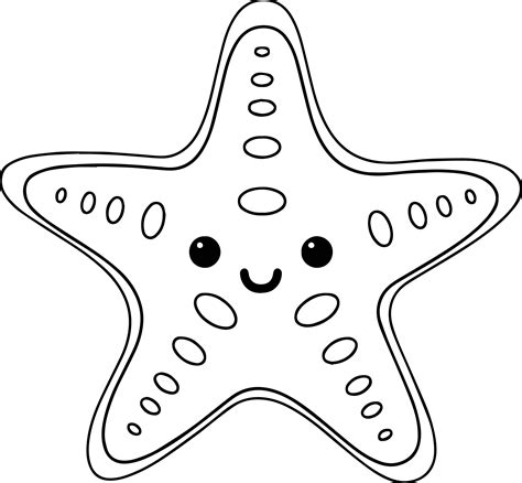 printable starfish coloring pages idih speed
