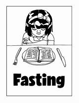Fasting Coloring Lesson Primary Closer Jesus Heavenly Brings Father Activity Christ Color Ctr Poster Aids Extra sketch template