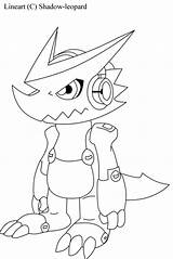 Digimon Coloring Lineart Fusion Shoutmon Pages Colouring Deviantart Request Template Leopard Shadow Choose Board Anime sketch template