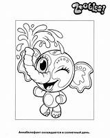 Coloring Zoobles Pages sketch template