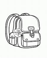 Coloring School Backpack Pages Back Kids Printables Wuppsy Printable Template Colouring Colors Backpacks Choose Board sketch template