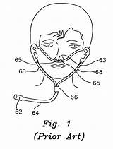 Cannula Nasal Patents Drawing sketch template