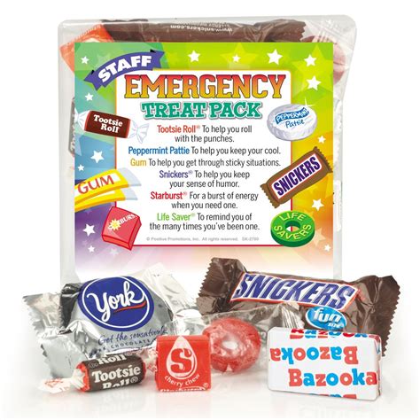 staff emergency treat pack   treats peppermint patties