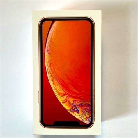 apple cell phones accessories apple iphone xr box  coral poshmark