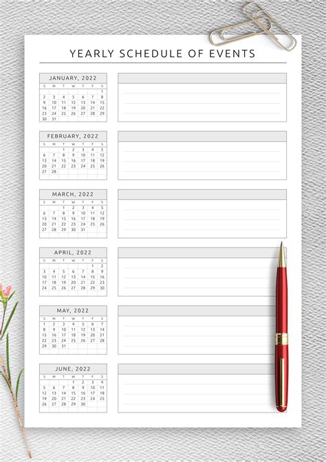 event planner template