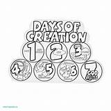 Creation Coloring Pages Printable Days Kids Story Color Bible Crafts Sunday Numbers School Preschoolers Sheets Orientaltrading Pdf Displays Own Colorings sketch template