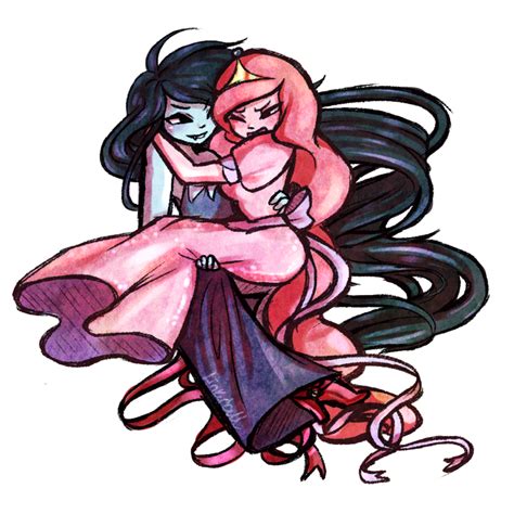 Comm Princess Bubblegum And Marceline By Linkerbell On