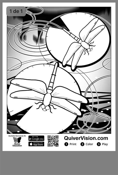 quivervision animal coloring pages augmented reality quiver