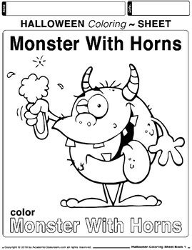 halloween coloring book  kids ages   fun  easy halloween