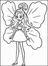 Coloring Pages Thumbelina Barbie Colouring Kids Color Getcolorings sketch template