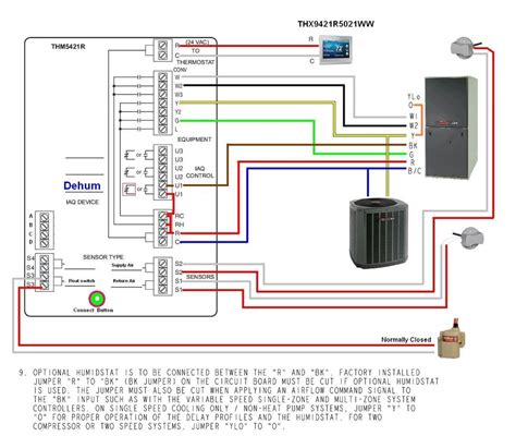 trane xv thermostat wiring diagram  wiring diagram