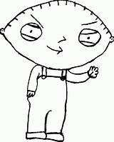 Coloring Pages Guy Family Stewie Comments sketch template