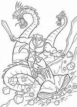 Hercules Herkules Hercule Colorier Dragones Doo Scooby Hércules Bojanke Slaying Licorne Ulis Hades Páginas sketch template