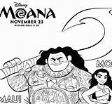 Pages Coloring Moana Disney Print Maui Copies Computer Following Links Many Them Click Save Inspired Movie sketch template