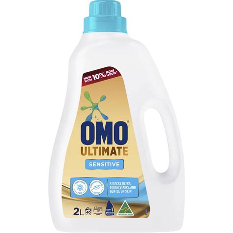 omo ultimate sensitive laundry liquid  washes  woolworths