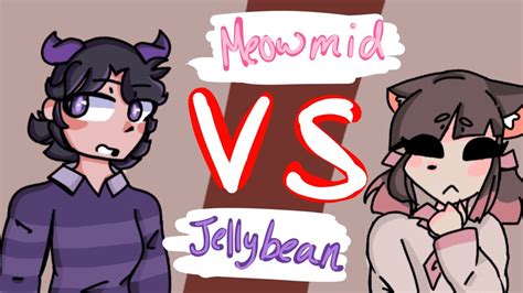 Meowmid Vs Jellybean😳👀 Animation Youtube