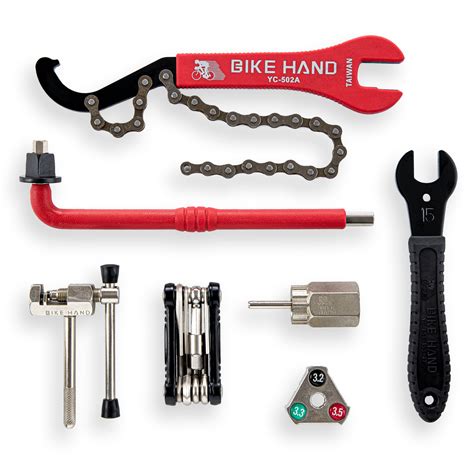 bikehand basic bike bicycle repair tool kit set maintenance kits folding tool ebay