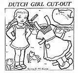 Dutch Paper Girl Cut Dolls Boy Coloring Vintage Doll Mckean Pages Template Cuts Girls Holland Sweet January Emma Mostly Kids sketch template