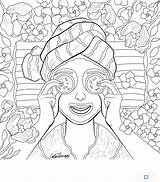 Coloring Pages Color Spa Barbie Kids Therapy Sheet Drawing sketch template