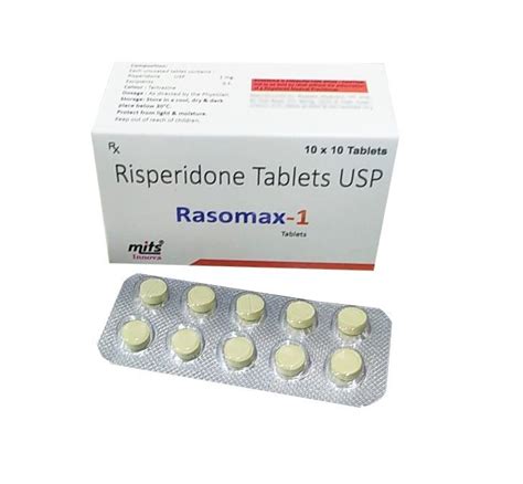 risperidone tablet 1 mg 10x10 prescription rs 343 8 box mits