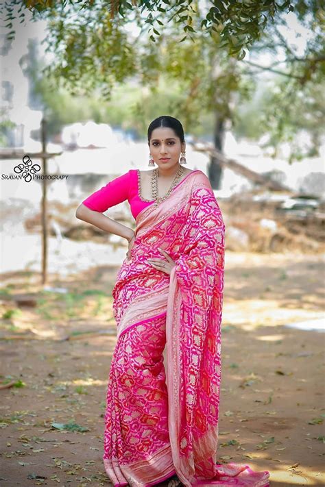 Anchor Rashmi Gautam In Beautiful Traditional Pink Saree