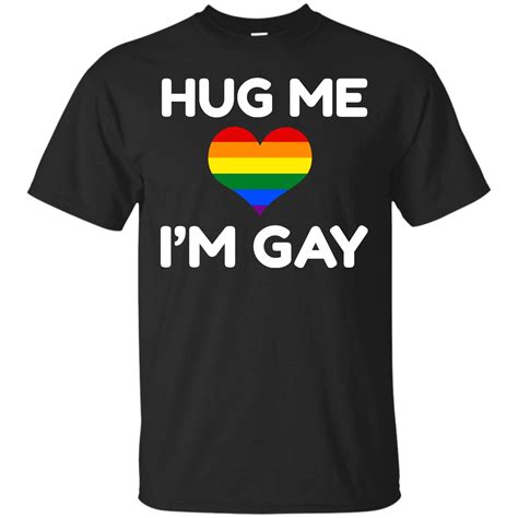 Matfastshop Lgbt Hug Me I M Gay T Shirt Lgbtq Shirts Zelite