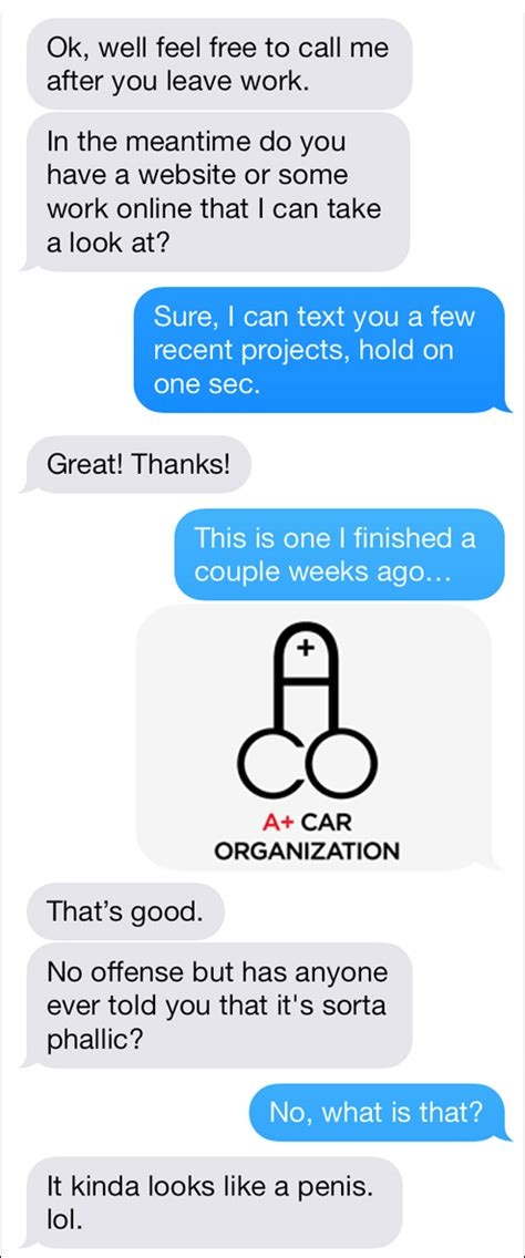 Graphic Designer Responds To Craigslist Ad By Texting A