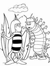 Maya Bee Coloring Pages sketch template