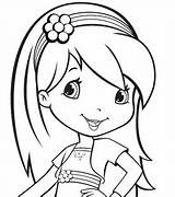 Coloring Pages Raspberry Torte Strawberry Shortcake Getcolorings sketch template