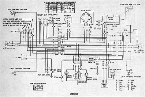 honda ct trail wiring diagram   wiring diagrams