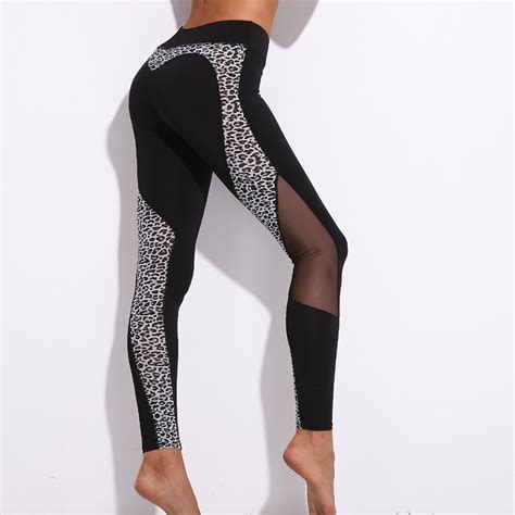 ass love leopard print yoga fitness pants china leggings