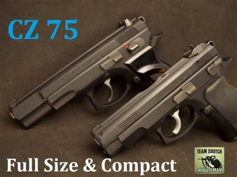 cz  full size  compact mm pistol comparison youtube