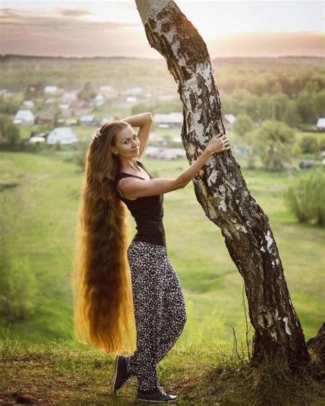 this russian woman is a real life rapunzel 8 pics