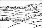 Coloring Pages Landscape Detailed Adults Kids Colouring Template Adult Templates Foundation Wanting Try Ve Paper Been Pieced Quilt Drawing Could sketch template